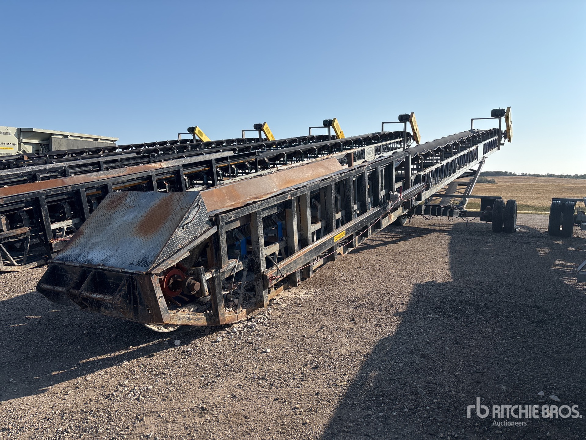 2008 WRT 36 in x 76 ft Portable Radial Stacking Conveyor