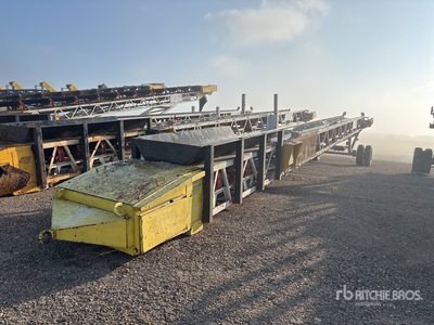 2015 Superior 36 in x 60 ft Portable Transfer 3 Pack Conveyor