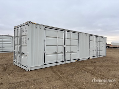 2025 40 ft High Cube Multi-Door Storage Container