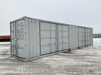 2025 40 ft High Cube Multi-Door Storage Container