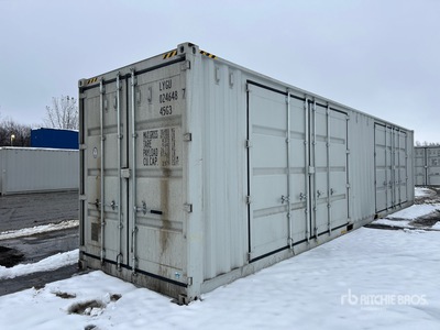 2025 40 ft High Cube Multi-Door Storage Container