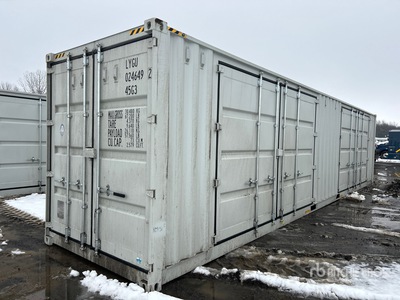 2025 40 ft High Cube Multi-Door Storage Container