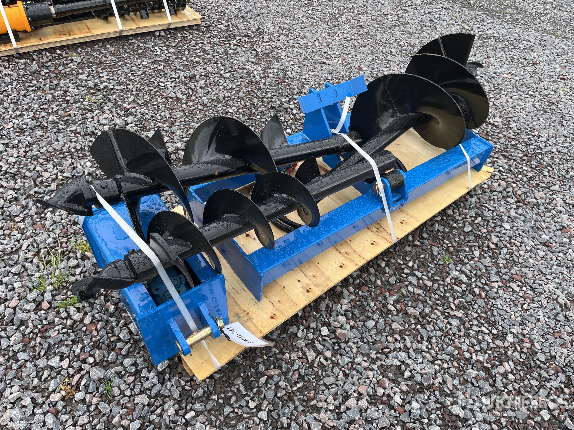 Quantity of (3) 2025 GIYI GY-SA Lote de Gusanos para Minicargador (Sin Usar) / Skid Steer Auger (Unused)