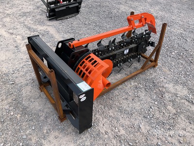 2025 GIYI D39 39 in Zanjadora para Minicargador (Sin Usar) / Trancheuse chariot élévateur (Unused)