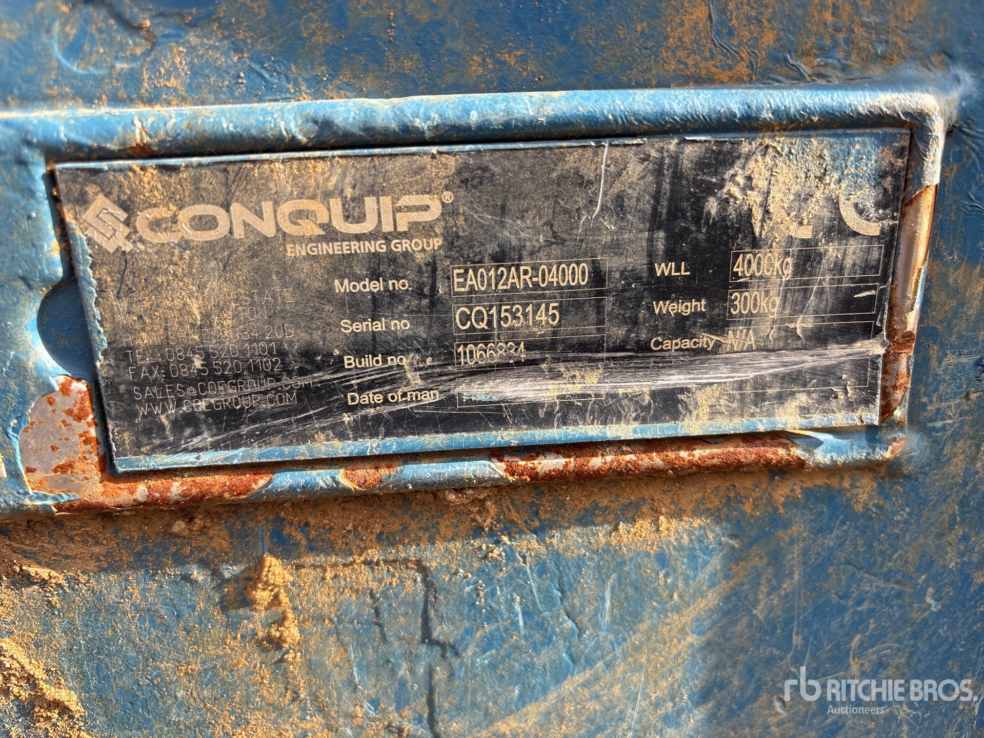 Conquip EA012AR-04000 Pipe Laying Hook