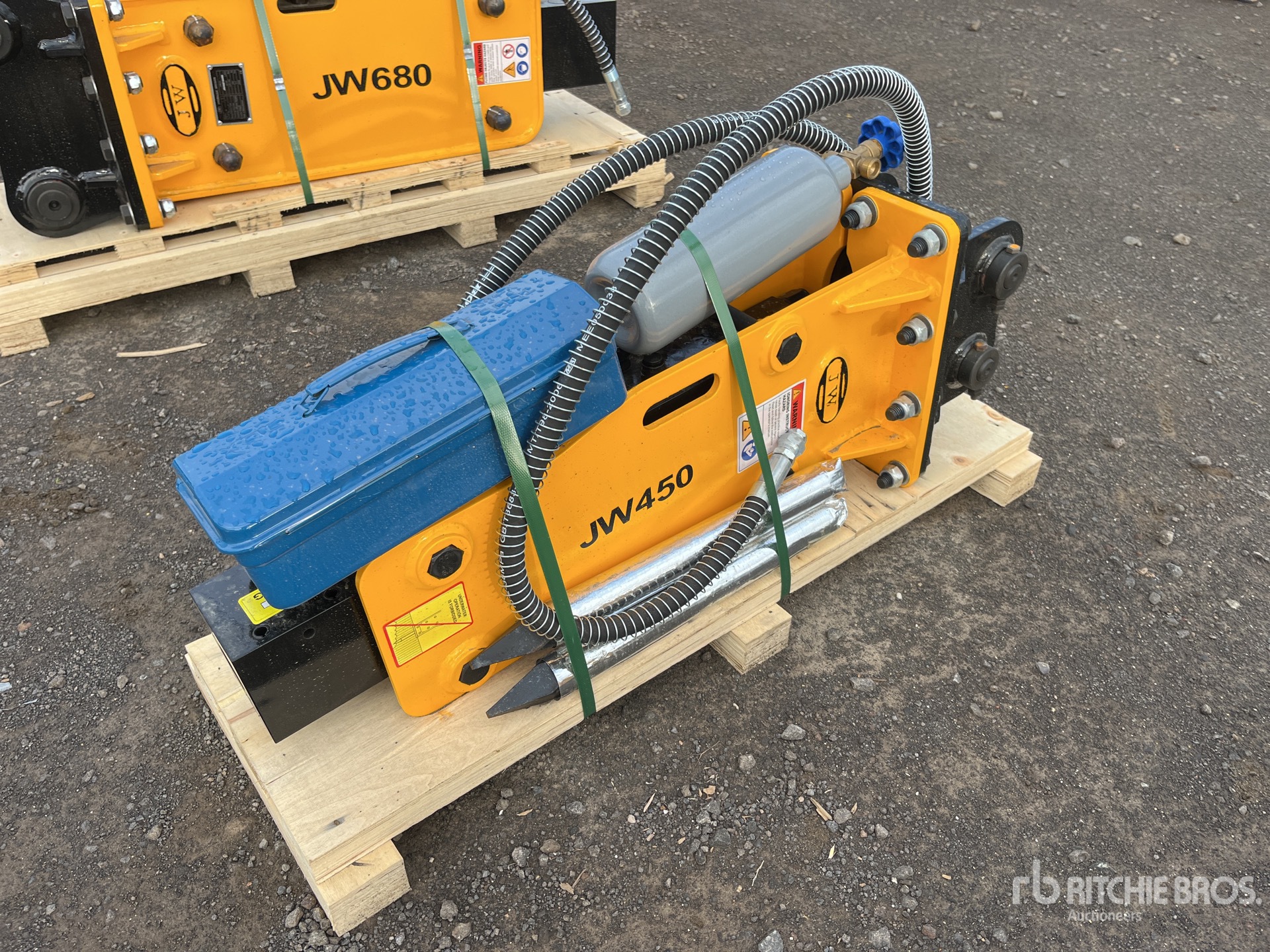 2025 JW JW450 Q/C Hydraulic Breaker - Fits 1 - 2 Ton (Unused)