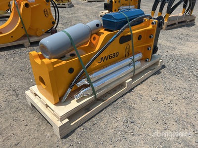 2025 JW JW680 Q/C Hydraulic Breaker - Fits 5 - 7 Ton (Unused)