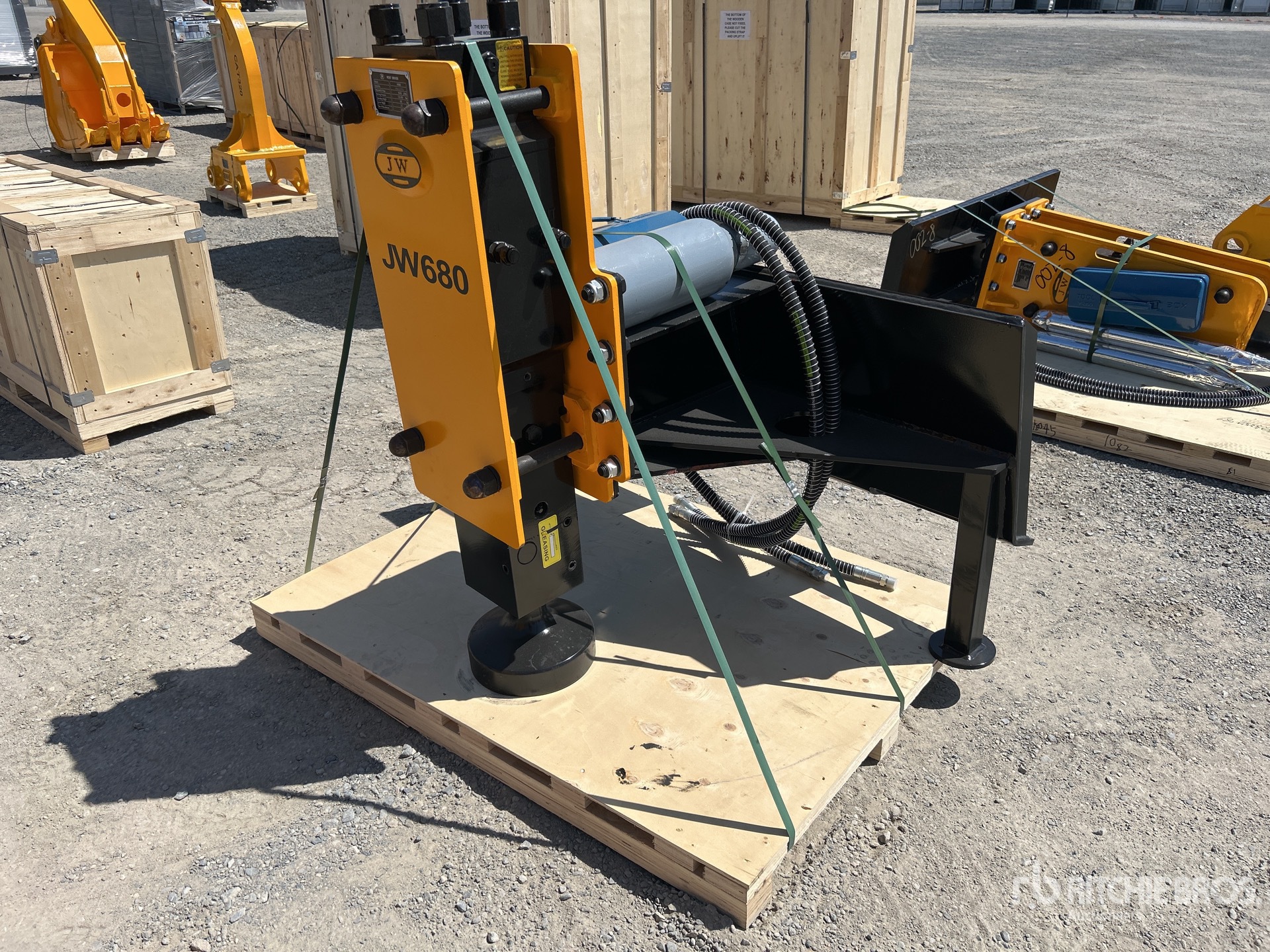 2025 JW JW680 Skid Steer Post Driver (Unused)