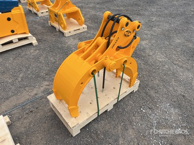 2025 JW ASC40 Q/C Excavator Grapple - Fits 1 - 3 Ton (Unused)