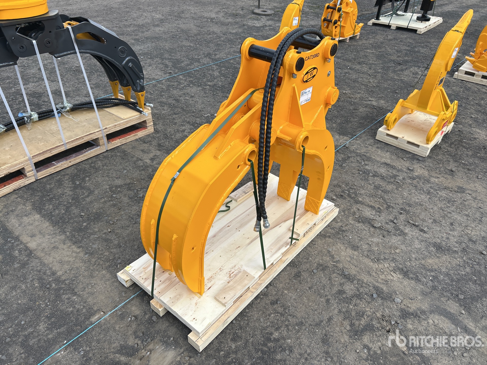 2025 JW ASC55 Rotating Excavator Grapple - Fits 4 - 7 Ton (Unused)