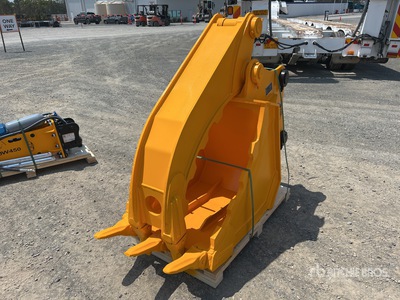2025 JW JW07B 550 mm Q/C Grapple Benna per escavatore - Fits 10 - 18 Ton (Unused)