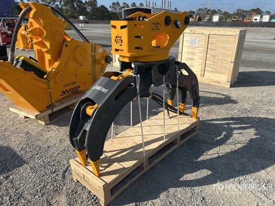 2025 JW JW04G Q/C Rotating Excavator Grapple - Fits 4 - 7 Ton (Unused)