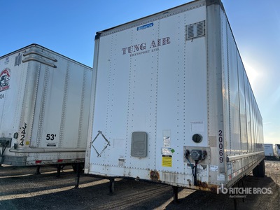2008 Stoughton Dry 53 ft x 102 in T/A Remolque de furgoneta