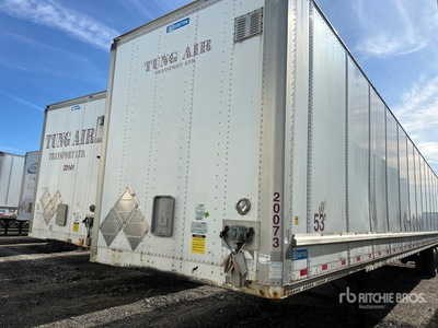 2008 Stoughton Dry 53 ft x 102 in T/A Remolque de furgoneta