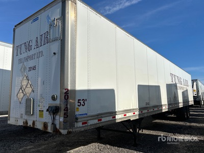 2014 Stoughton Dry 53 ft x 102 in T/A Przyczepa furgon