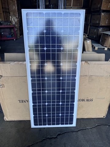 Mono-Crystalline 55 Watt Solar Panel Mono-Crystalline 55 Watt Solar Panel