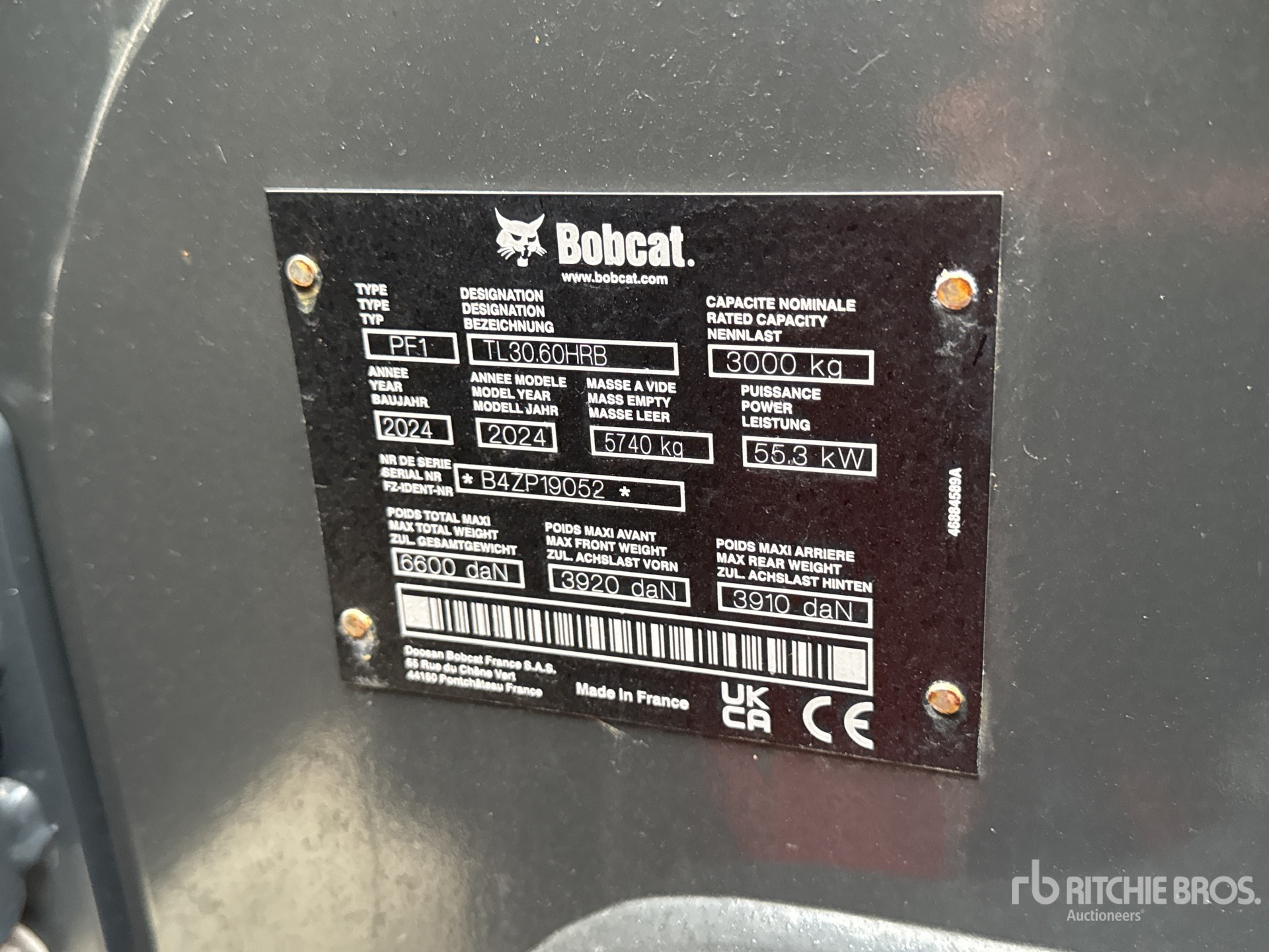 2024 Bobcat TL30.60 4X4X4 Telehandler (Unused)