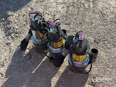 Quantity of (3) Mustang MP4800 Electric Submersible Water Pump (Unused)