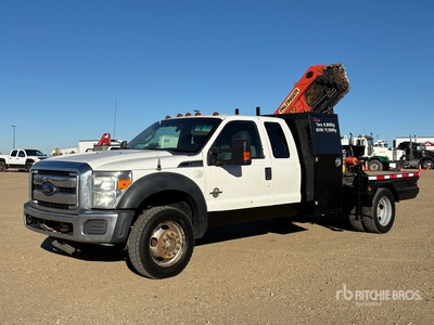2011 PK 8501 Knuckle Boom on 2012 Ford F-550 XLT 4x4 Extended Cab mobiele kraan