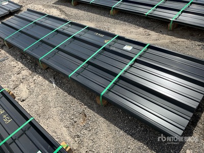 Quantity of (50) 2025 Kit Containers Steel R Panel (Unused)