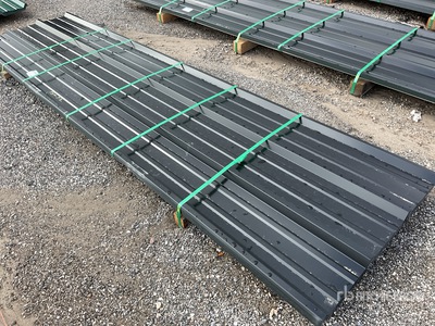 Quantity of (50) 2025 Kit Containers Steel R Panel (Unused)