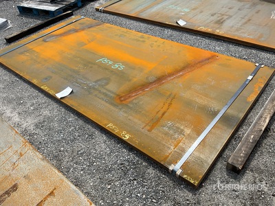Quantity of (2) 2025 Kit Containers Steel x (3/4 in Thick) Steel Plates (Unused)