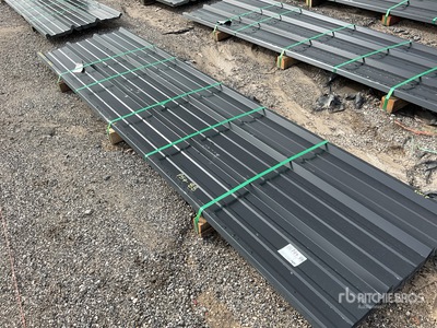 Quantity of (50) 2025 Kit Containers Steel R Panel (Unused)