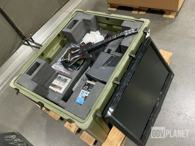 XBox 360 & Assorted Components w/Storage Case