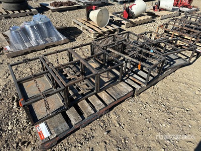 Quantity of (8) Truck Mounted Tank Storage Racks
