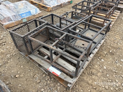 Quantity of (5) Truck Mounted Tank Storage Racks Accessori per autocarro