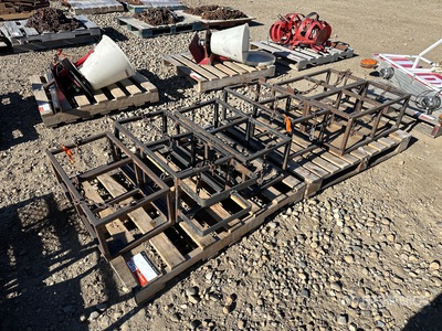 Quantity of (6) Truck Mounted Tank Storage Racks