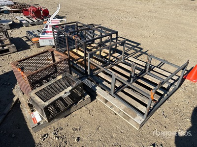 Quantity of (6) Deck Mount Storage Racks
