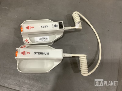 (3) Zoll 8000-1010-01 Defibrillator External Paddle Assemblies