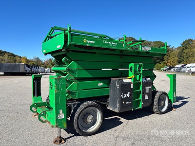 2014 Genie GS-5390RT 4x4 Diesel Scissor Lift
