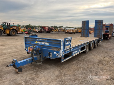 Hogg Engineering Fast Tow 8.4 m Tri/A Drawbar 27000kg Low Loader Trailer Rimorchio agricolo vario
