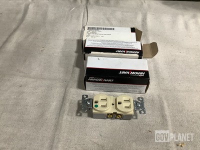 (198) Arrow Hart 8200V Hospital Grade Duplex Receptacles