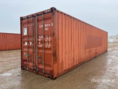 2014 40 ft High Cube Storage Container