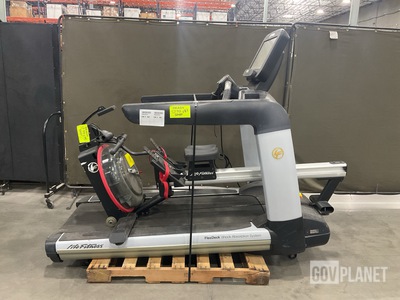 (1) Life Fitness 95T Treadmill & (1) Life Fitness GER-ALLLX102 Rowing Machine