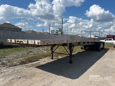 2002 Benson 48 ft T/A Spread Axle Flatbed Trailer