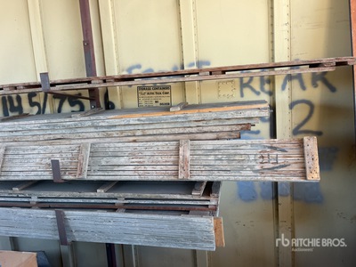 Quantity of 16 ft Concrete Bendable Form Boards