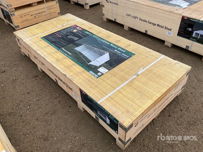 2025 KJ K2512 12 ft x 25 ft Metal مأوى الماشية (Unused)