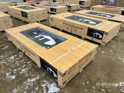 2025 KJ K3325 33 ft x 25 ft Double Metal Garage (Unused)