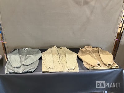 (50) Jackets, (10) Shirts, (2) Cold Weather Liners & Assorted Items