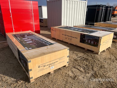 2025 KJ K4230G 42 ft x 30 ft Triple Metal Garage (Unused)