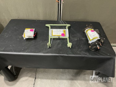 (1) Exit Light, (1) Footrest, (2) Starters & Assorted Items