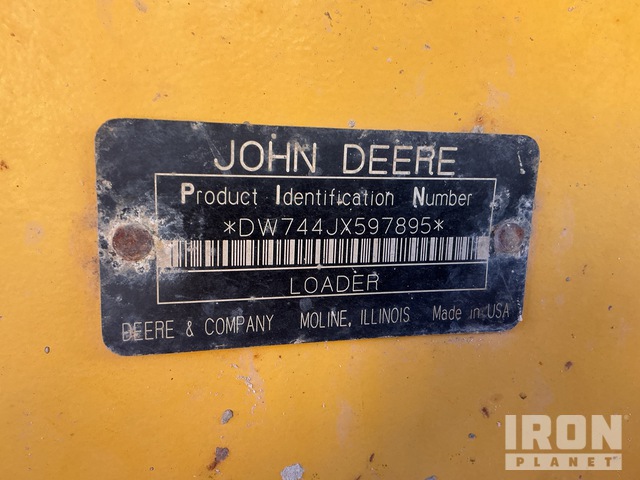 CARGADOR FRONTAL 2005 JOHN DEERE 744J