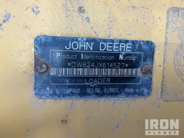 CARGADOR FRONTAL 2007 JOHN DEERE 824J