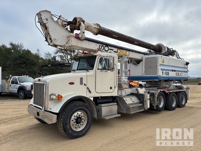 2002 Soilmec T 108-004A on 2003 Peterbilt 357 8x4 Drill Truck