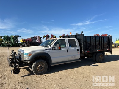 2013 FORD F550 XLT 4x4 Crew Cab Hi-Rail Camion à Plateau