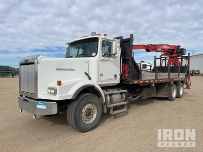 Serco 8500 17337 lb Articulated Boom on 2013 Western Star 4900SB 6x4 Hi-Rail Grapple Truck